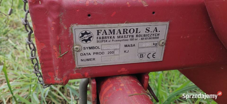 Sieczkarnia ścinacz do kukurydzy Famarol stan