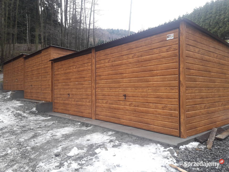 Garaż blaszany dwuspadowy garaże blaszane Pozostałe małopolskie