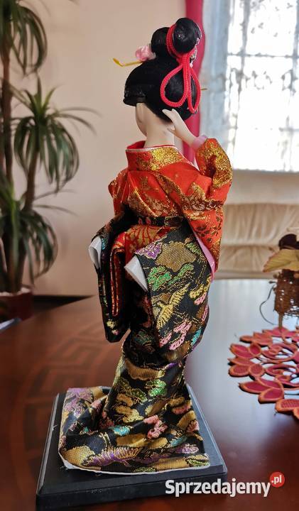 Japońska lalka figurka Geisza Lędziny