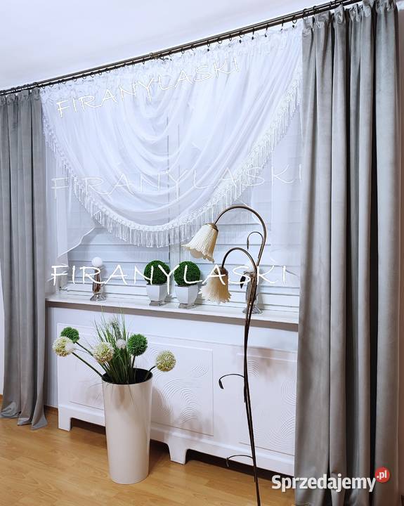 Firana firanka 600x155 firany do salonu pokoju Nowa Sól