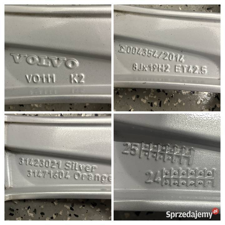 Oryginalne koła zimowe FELGI 19 VOLVO XC90 II