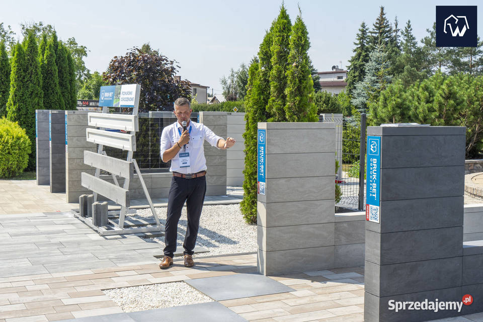 Pustak bloczek BRUKBET na ogrodzenie seria Stalowa Wola