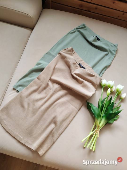 Spódniczka beżowa bawełniana 38 M Rozmiar 38(M) Koszalin