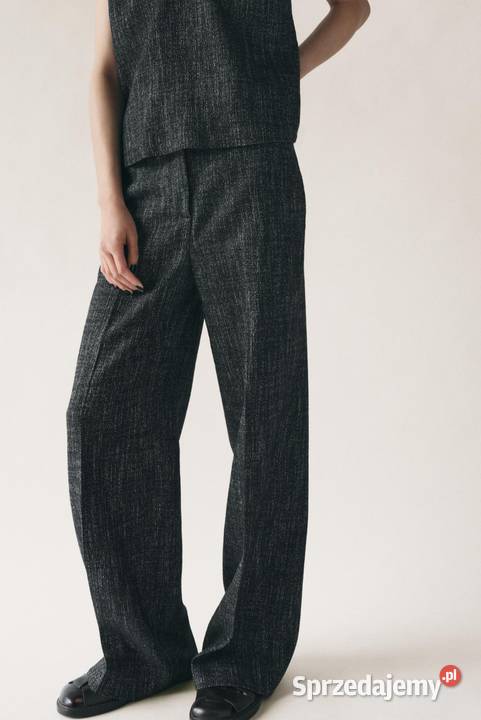 Zara komplet spodnie kamizelka ML Wrocław