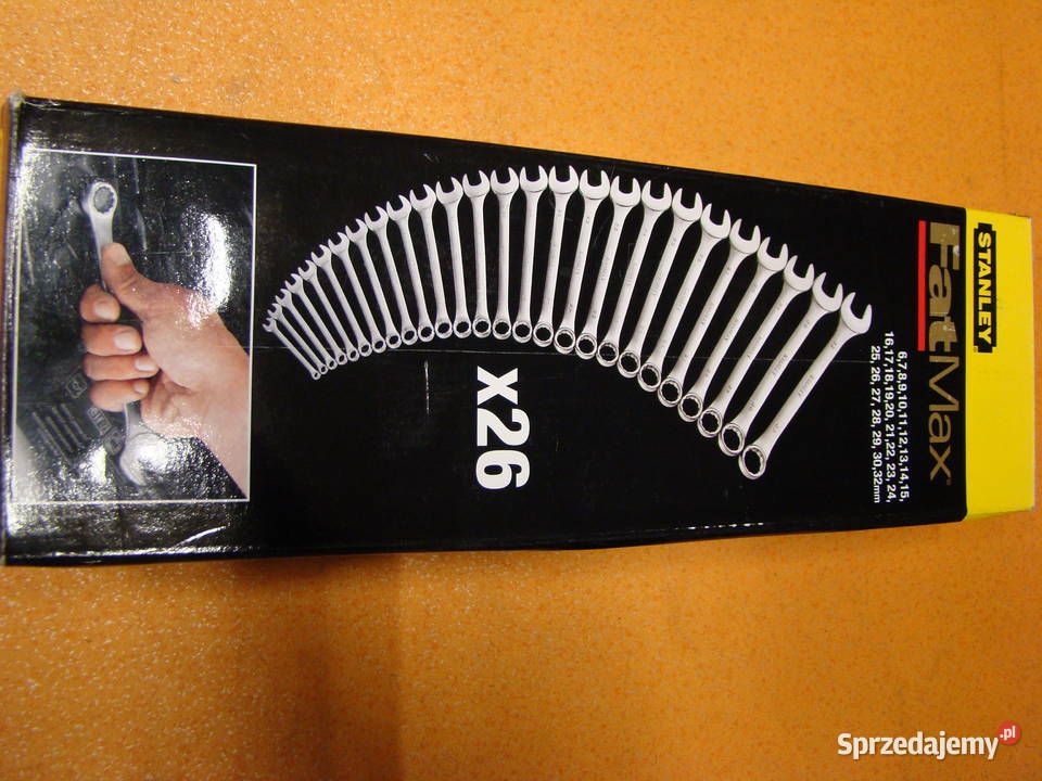 Zestaw kluczy STANLEY płaskooczko M 632 mm Ref Bielsko-Biała