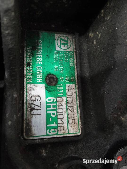 SKRZYNIA BIEGÓW AUTOMATYCZNA 6HP19 GZU 30 TDI
