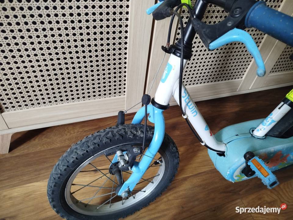Rower dziecięcy 14 BTwin Aqua rączka do nauki 14" Rowerki Oświęcim sprzedam