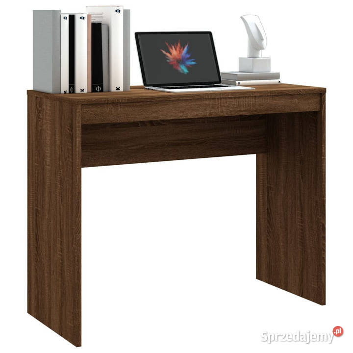 Biurko brązowy dąb 90x40x72 materiał