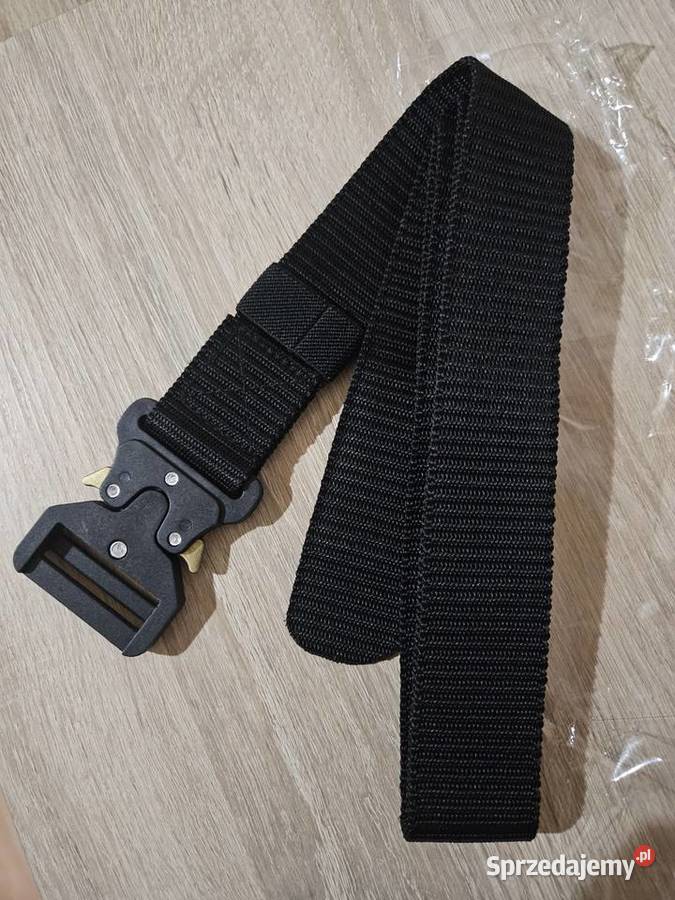 Pasek taktyczny nylonowy 120 czarny Dla mężczyzn Dąbrowa Górnicza