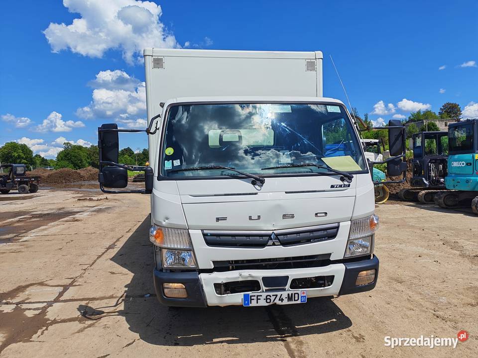 mitsubishi fuso kontener cieżarówka winda Cieszyn