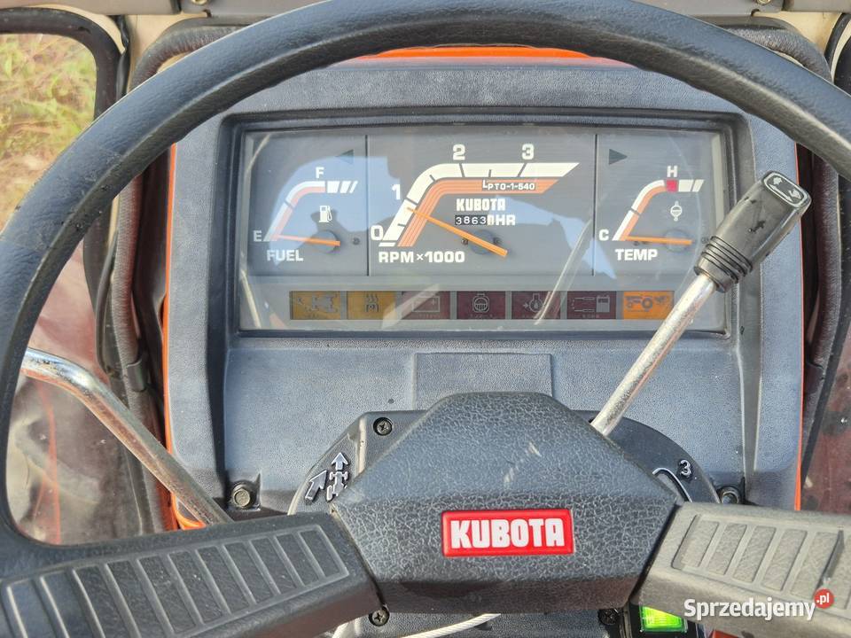Traktorek traktor KUBOTA ZL1255D 25 44 Wspomaganie kierownicy dolnośląskie Małuszyn