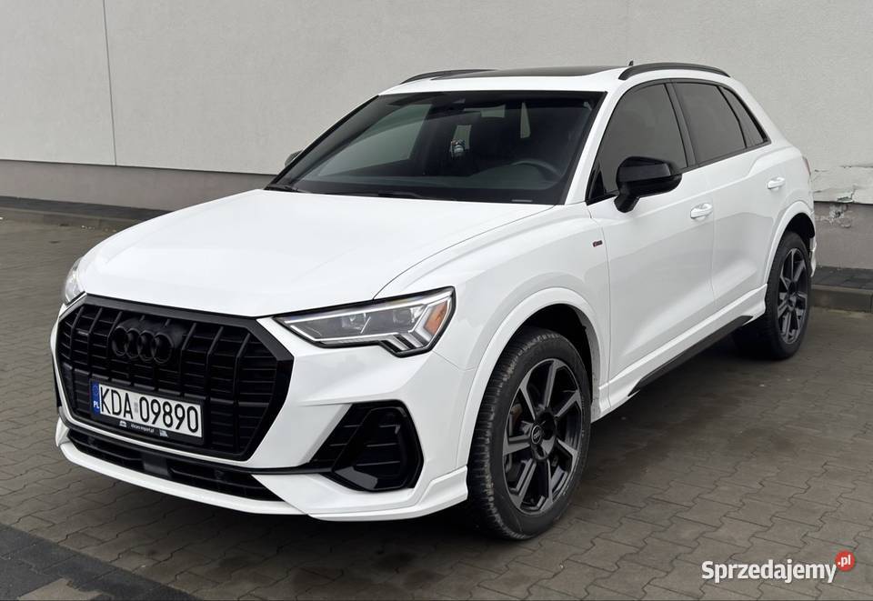 Audi Q3 2022 20tfsi Quattro SLINE Black Optic Dąbrowa Tarnowska