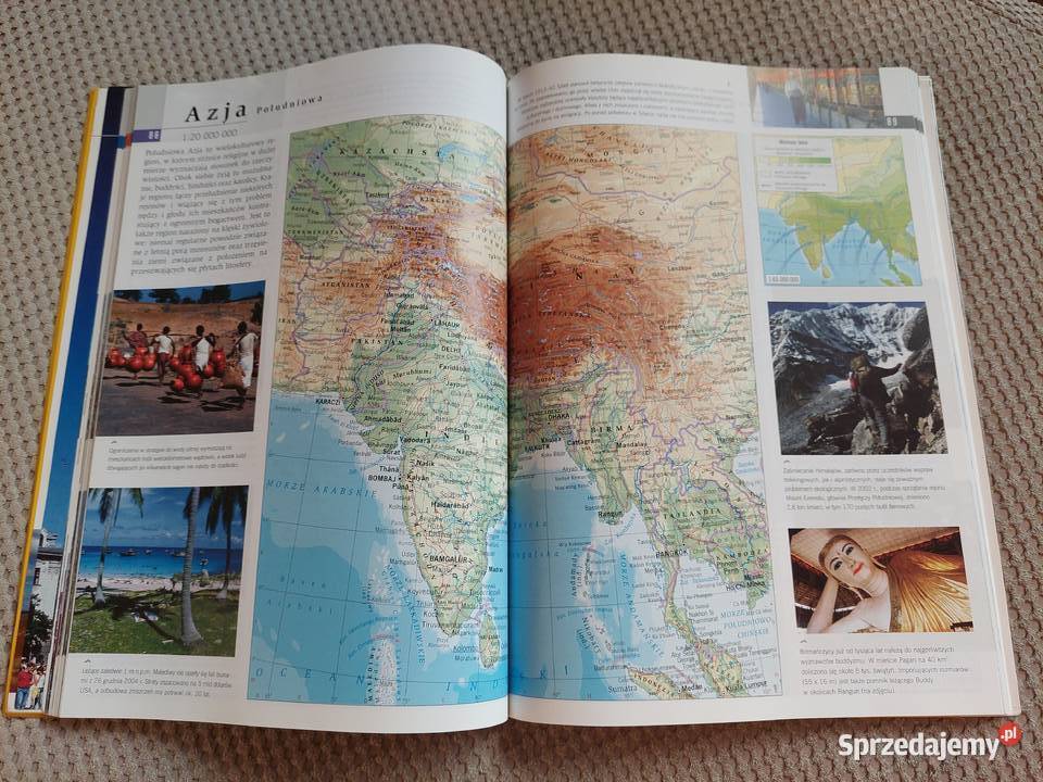 Ilustrowany atlas świata atlas Kraków