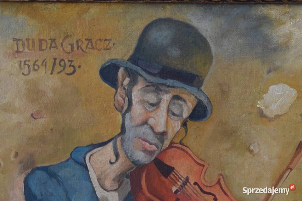 Jerzy Duda Gracz 1564 93 Portret Skrzypka Muzyk Kraków sprzedam