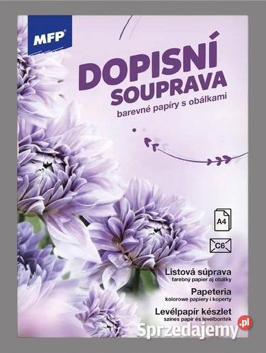 Zestaw Listowy Papeteria MFP do pisania kartki i Chrzanów