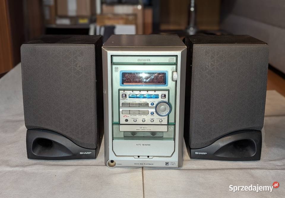 Wieża AIWA XRM151EZ z głośnikami Sharp CPQ5 Warszawa