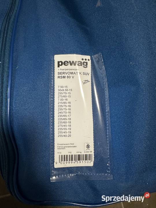 Łańcuchy Pewag Servomatik SUV RSM 80V23560R18 Barwałd Dolny