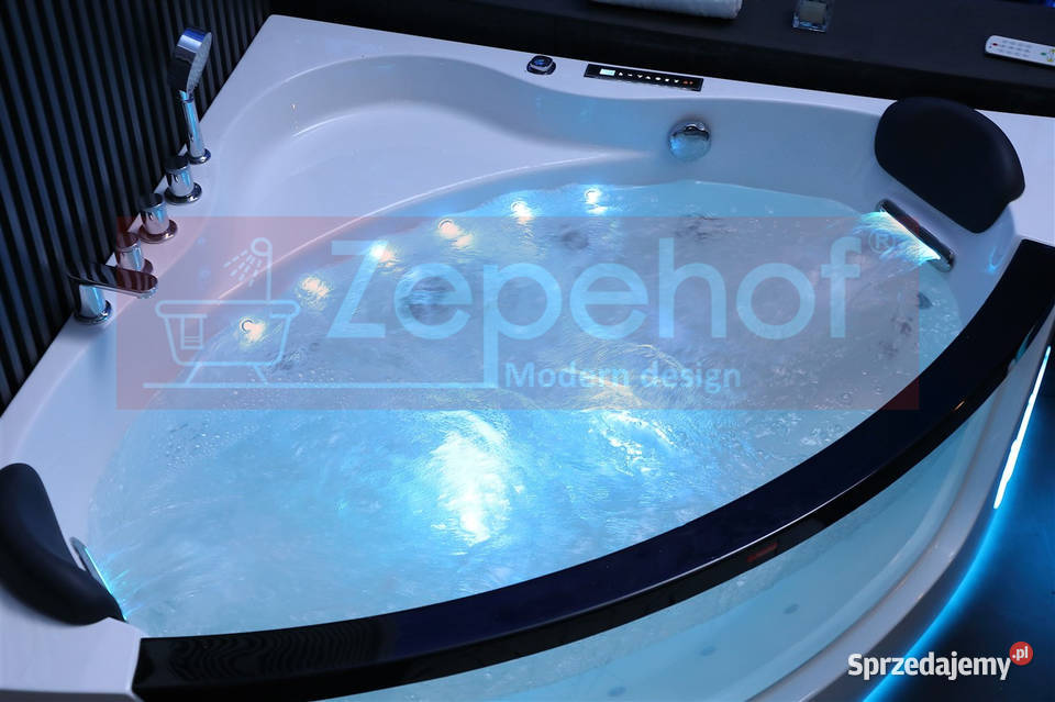 Wanna z hydromasażem EB375 narożna Grabówka