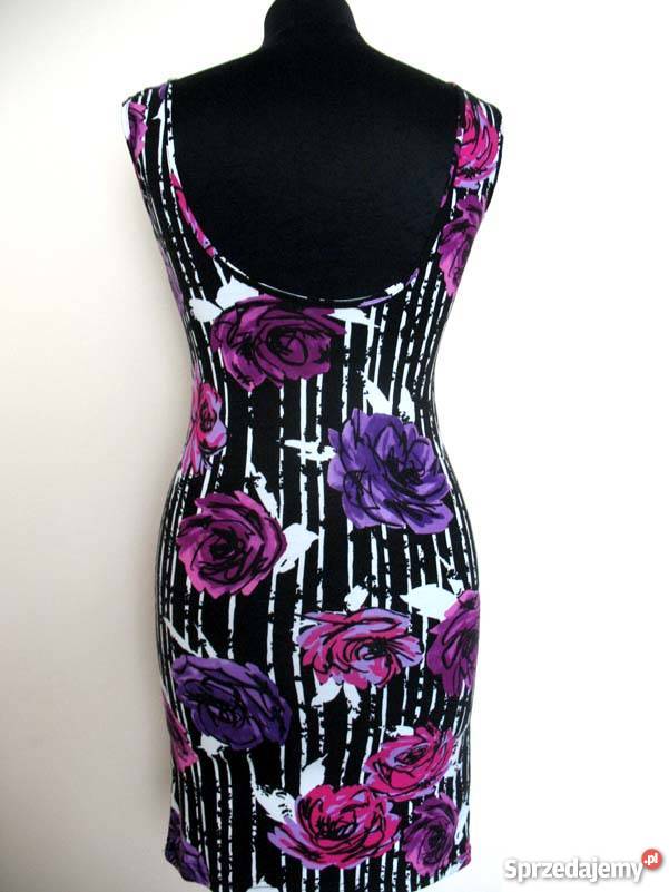 MINI SUKIENKA 36 S 38 M 40 L biust 80100 Kwiatki Siedlce