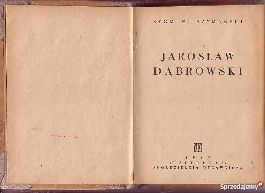 5864 JAROSŁAW DĄBROWSKI ZYGMUNT SZYMAŃSKI Czyrna