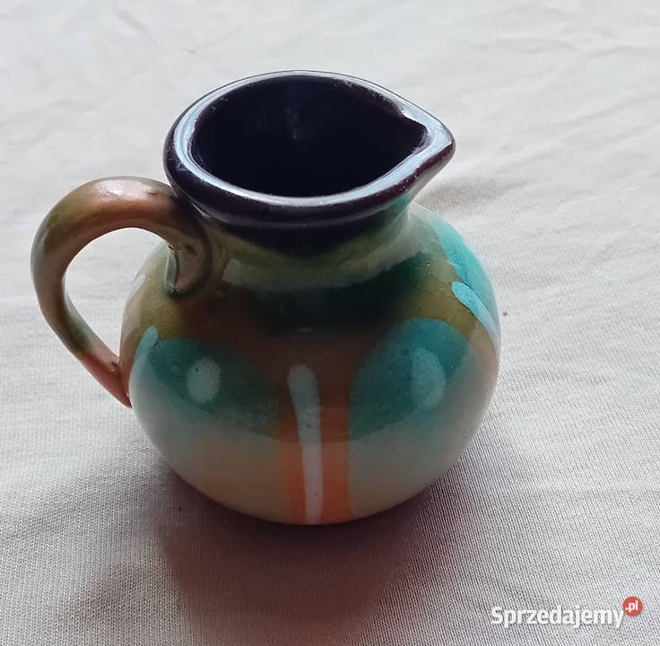Mały ceramiczny dzbanek mlecznik Pierrefonds Porcelana i szkło Koźminek