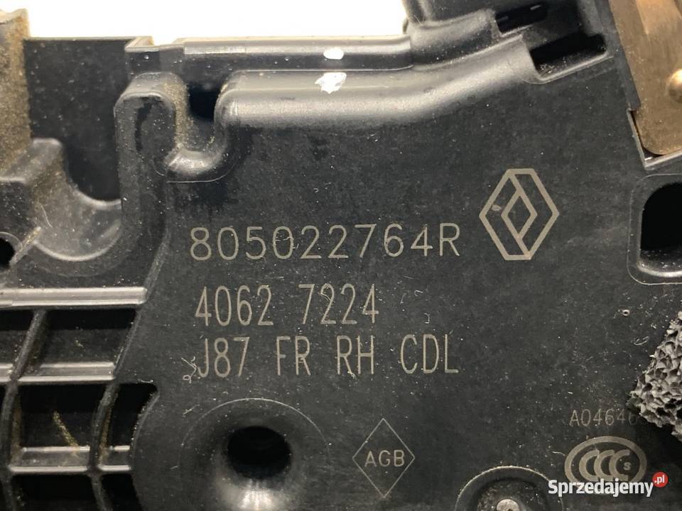 ZAMEK DRZWI PRAWY PRZÓD RENAULT CAPTUR I osobowe