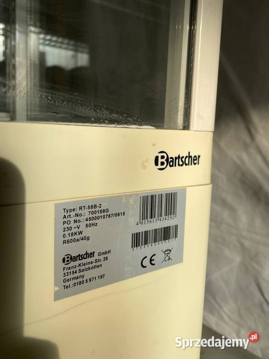 Lodówka chłodziarka na ciasto Bartscher RT58B2 Lublin