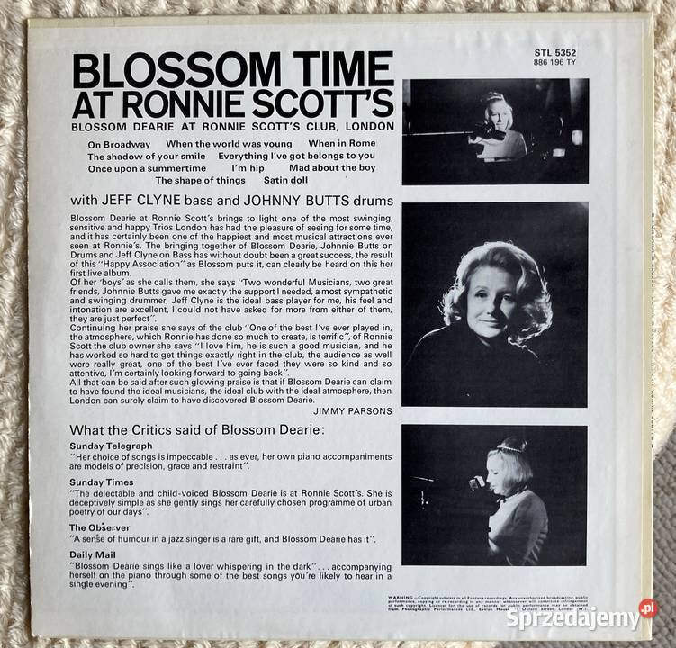 Blossom Dearie Blossom Dearie Blossom Time At płyta winylowa Szczecin