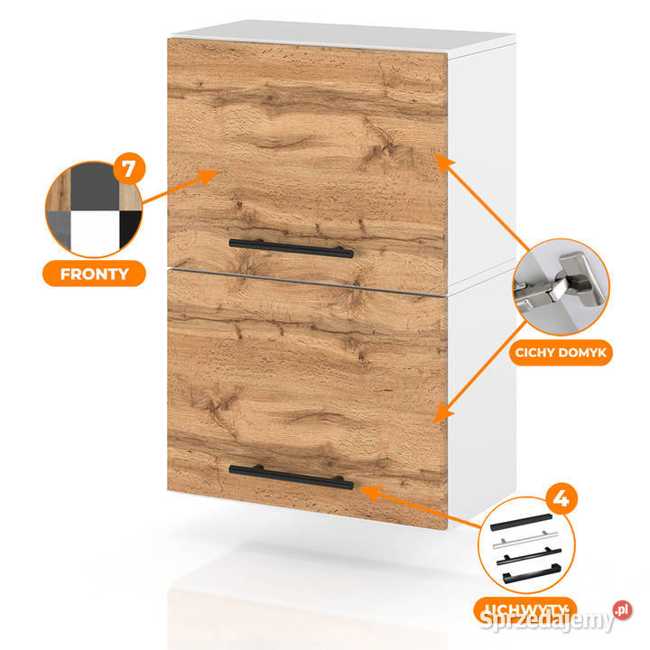 szafka kuchenna wisząca klapowa modułowa 72cm Elbląg