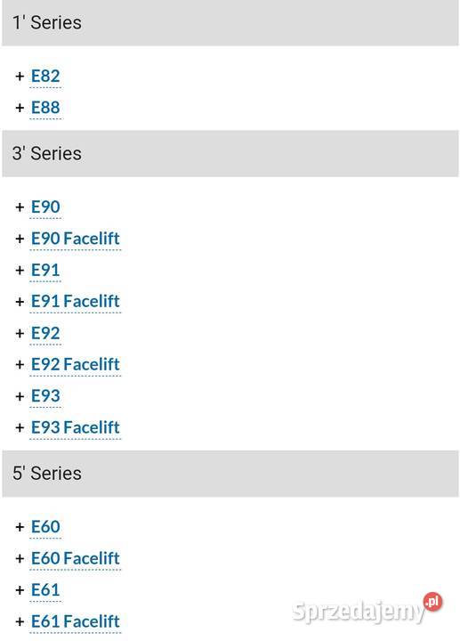 Przycisk tylnej klapy BMW e90 e91 92 e93 e60 e70
