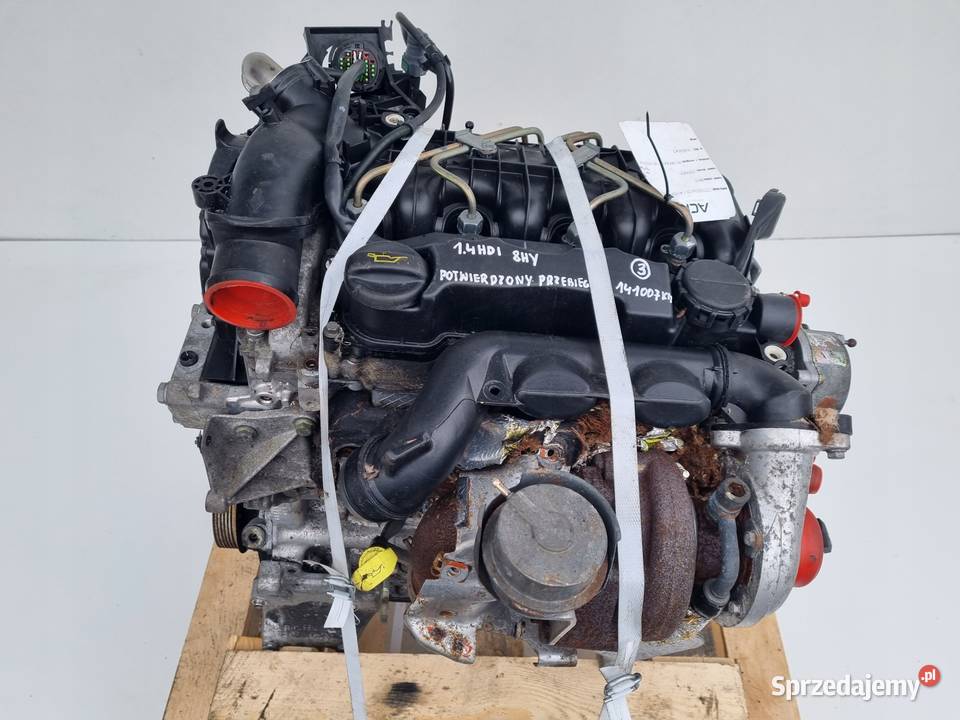 SILNIK KOMPLET Citroen C3 14 HDI 90 0209r DELPHI lubelskie