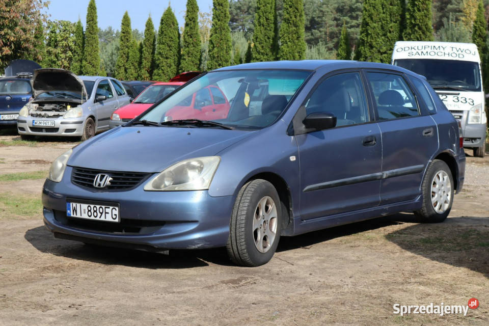 Honda Civic 2005r 14 Benzyna 5 Drzwi Klima Tanio wspomaganie kierownicy