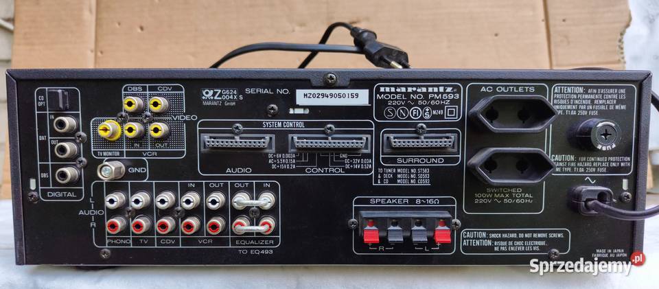 MARANTZ PM593 doskonały wzmacniacz HIFI sprzedam