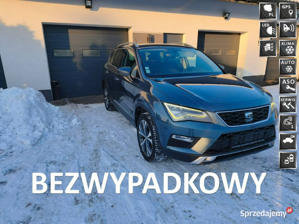 Seat Ateca kamera cofanianawigacjaopłacona małopolskie Żabno