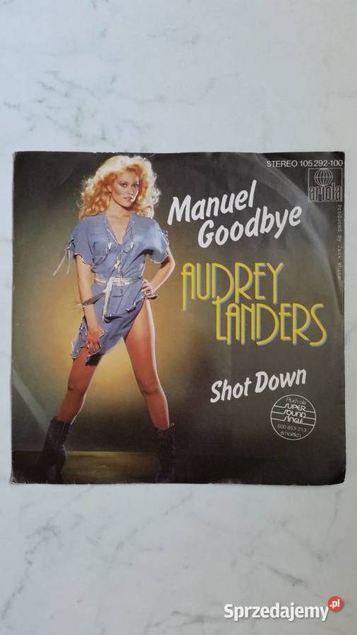 AUDREY LANDERS Manuel Goodbye Shot Down 1983 7sp Płyty i kasety Puławy