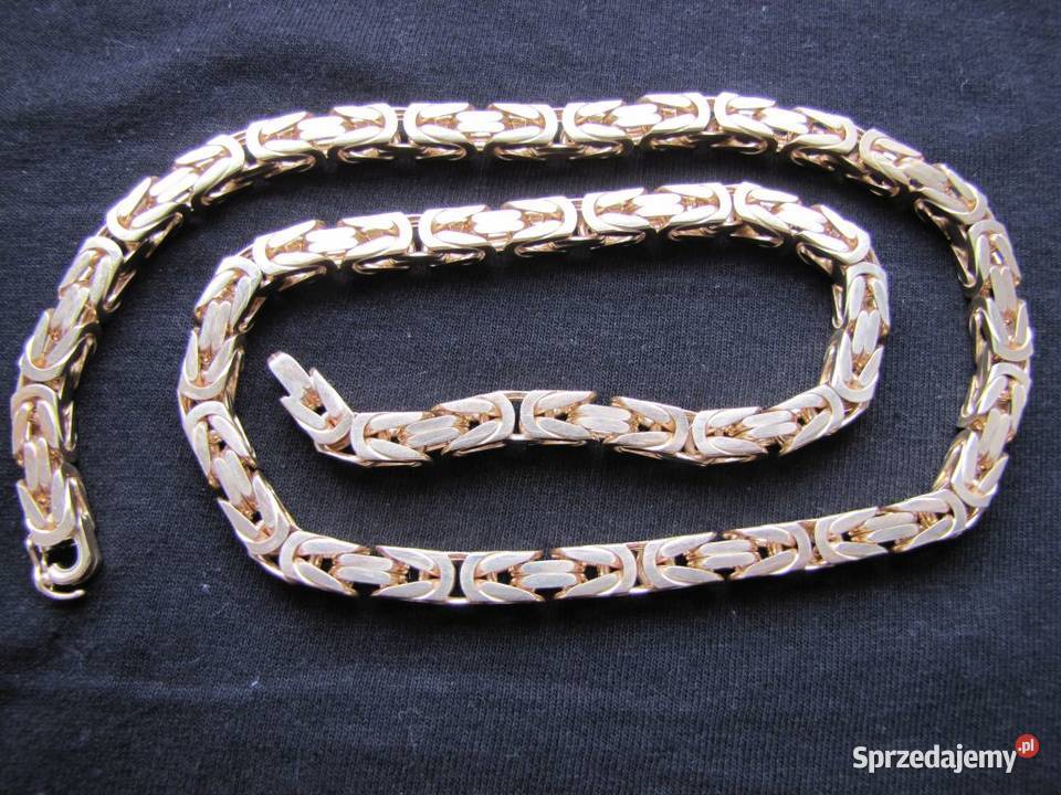 ZŁOTY ŁAŃCUSZEK KRÓLEWSKI SPLOT 200 GRAM NOWY Warszawa