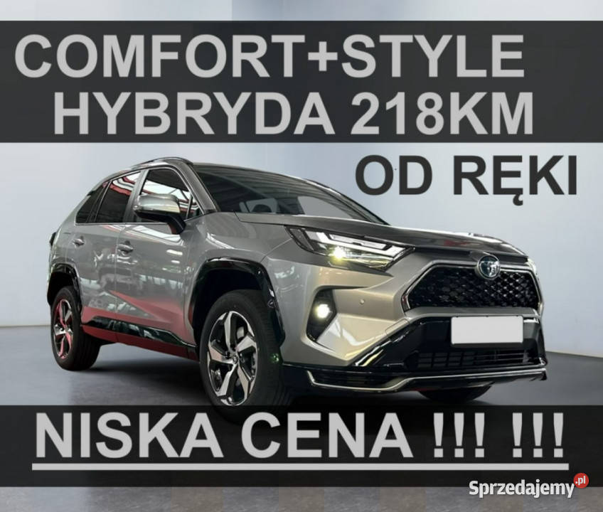 Toyota RAV4 Hybryda 218 Comfort Pakiet Style asystent pasa ruchu Szczecinek