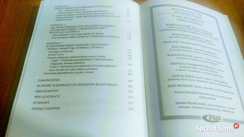 Wyzwolenie zmysły tybetańskie koncepcje Gdańsk