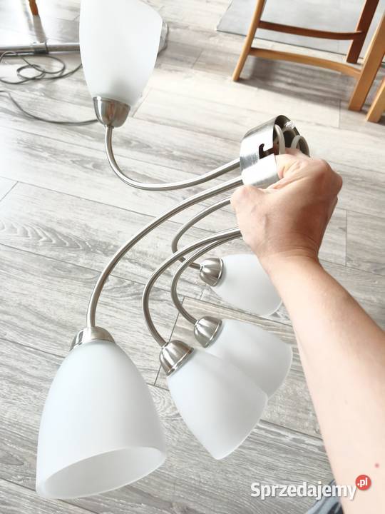 lampa sufitowa Ikea 5 lamp kloszy wielkopolskie Poznań