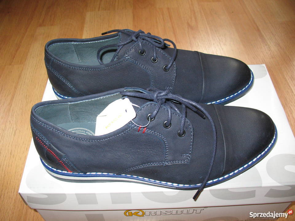 Półbuty męskie KRISBUT rozmiar 40 skóra Chorzów