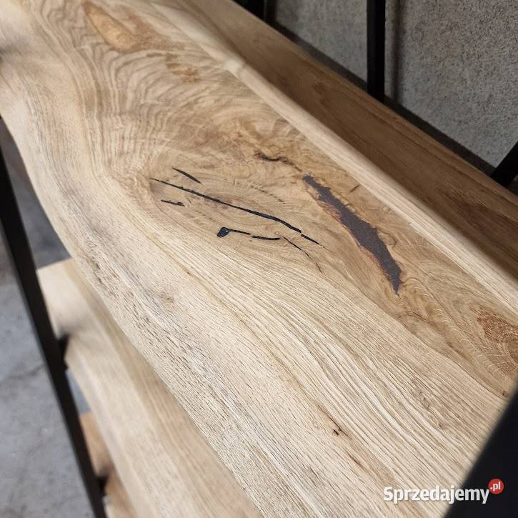 Konsola loft BLAT DĘBOWY NA WYMIAR naturalna Bartoszyce