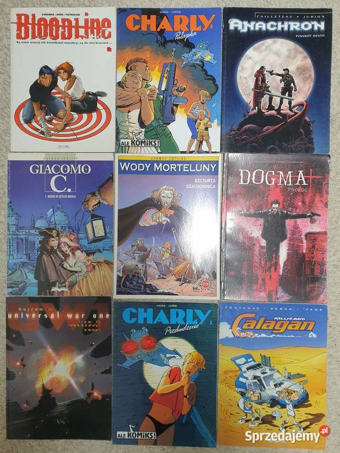 Zestaw komiksów 20 komiksów polskie wydania pomorskie Gdynia