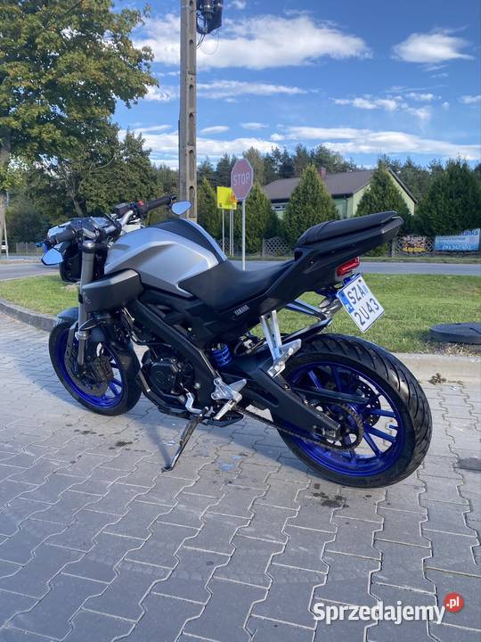 Yamaha MT125 Akrapovic bezwypadkowy