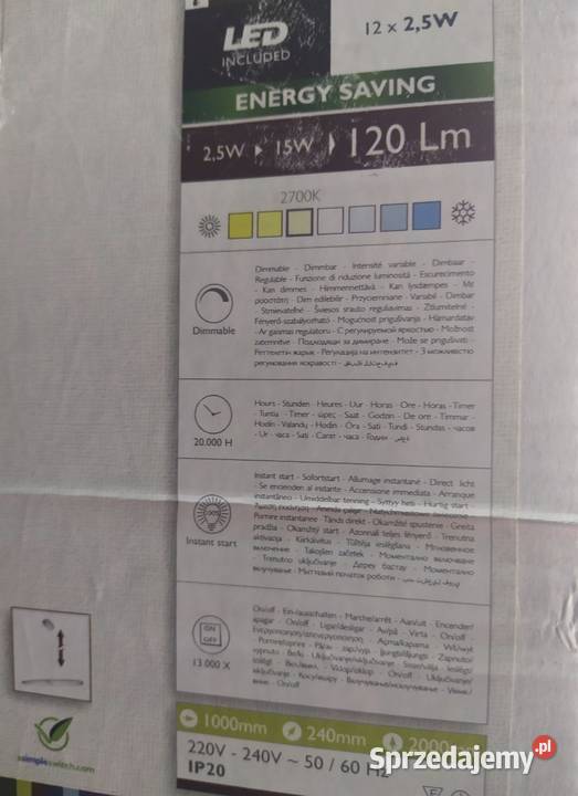 Lampa klosz żyrandol LED Philips InStyle mazowieckie Warszawa