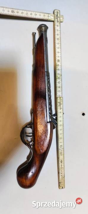 Replika pistoletu skałkowego Antyki, Sztuka, Kolekcje sprzedam