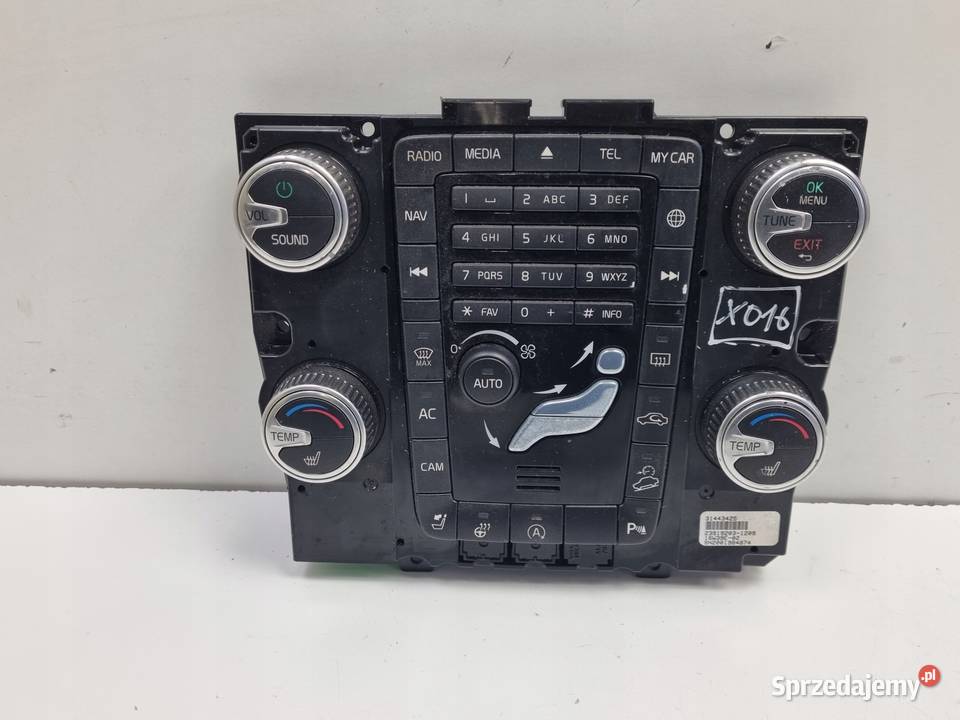 Volvo S60 II V60 I XC60 I PANEL KLIMATYZACJI Panele sterowania, przełączniki lubelskie Janów