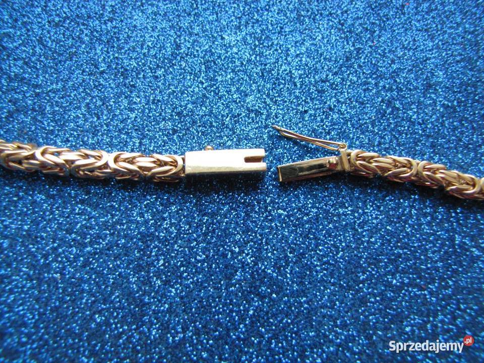 NOWY ZŁOTY ŁAŃCUSZEK KRÓLEWSKI ŁAŃCUCH 60G mazowieckie