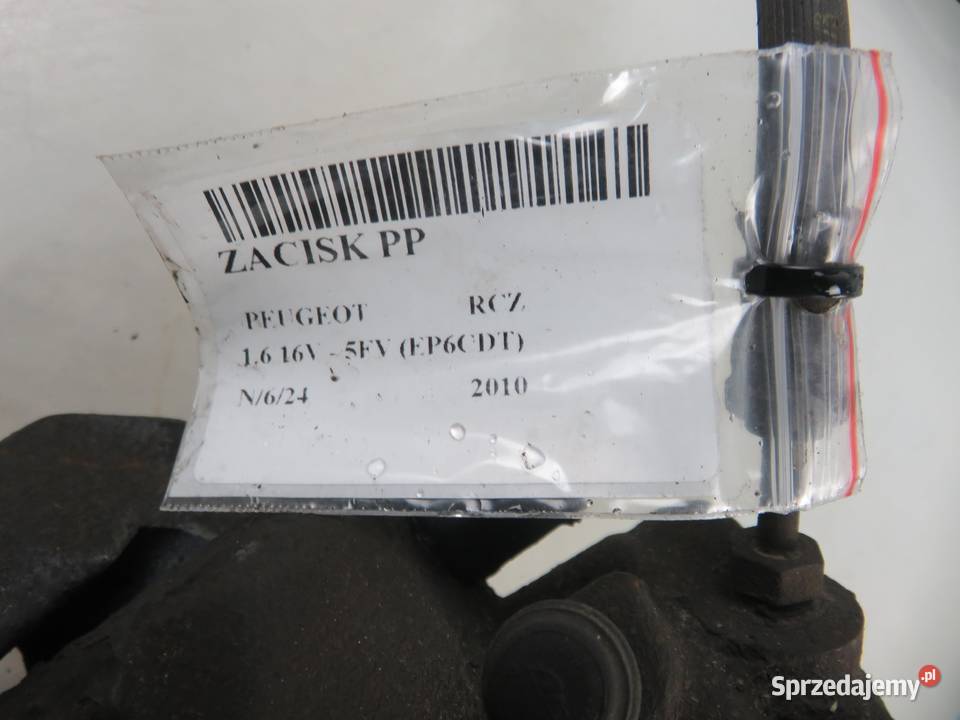 ZACISK PRAWY PRZÓD PEUGEOT RCZ 16 16V osobowe