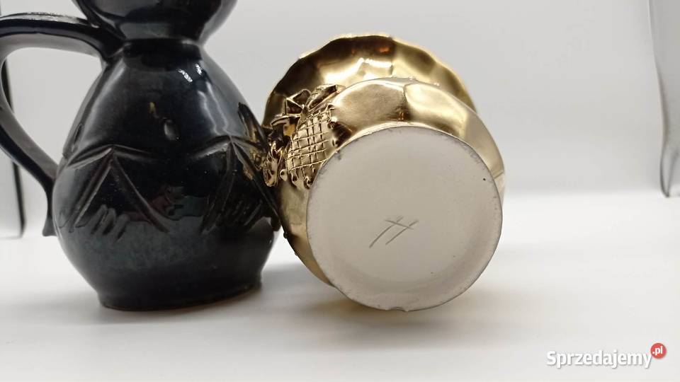 Vintage wazon i świecznik czytaj opis