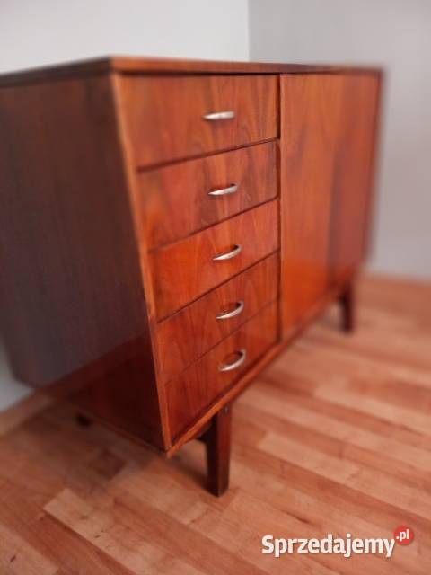 Komoda lakierowana PRL Sosnowiec